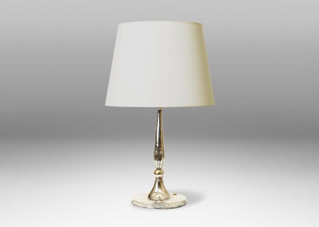 Gallery BAC Andersen for GAB silvered table lamp