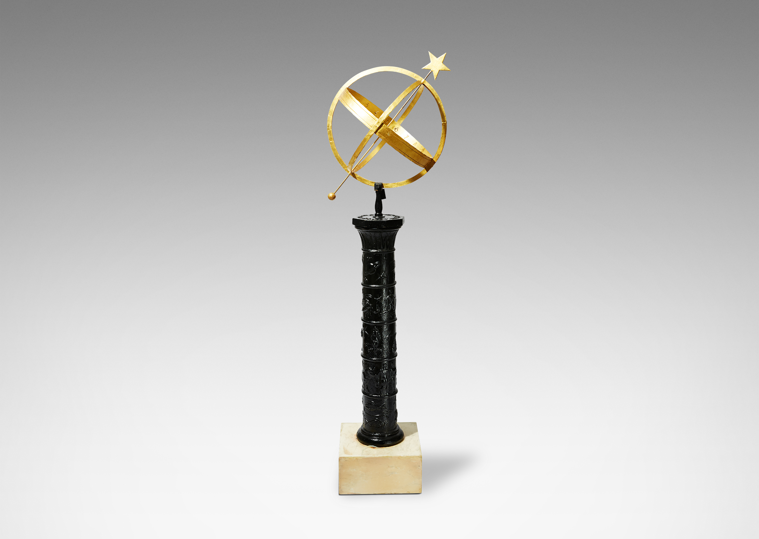 Sun dial by Johannes Dahl for the Näfveqvarns Bruk - BAC