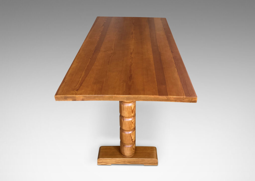 Gallery BAC model library table in solid pine