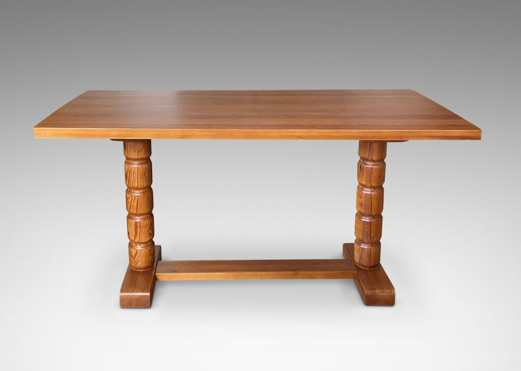 Gallery BAC model library table in solid pine