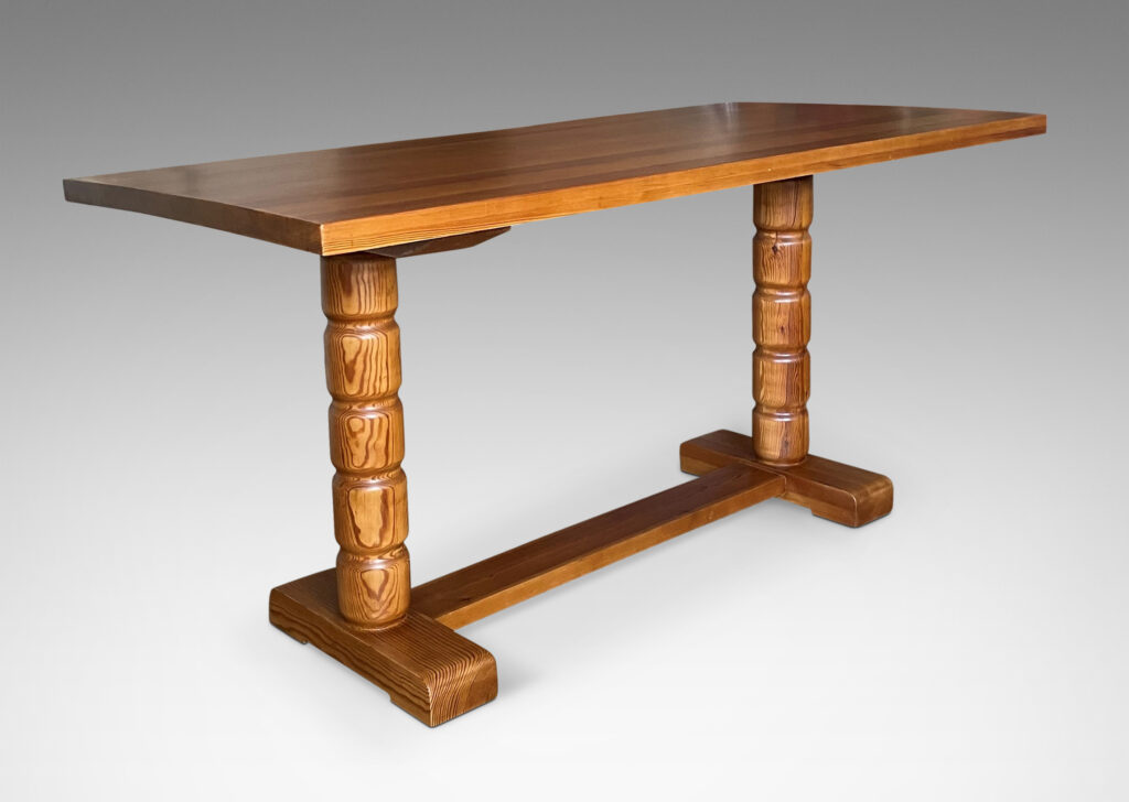 Gallery BAC model library table in solid pine