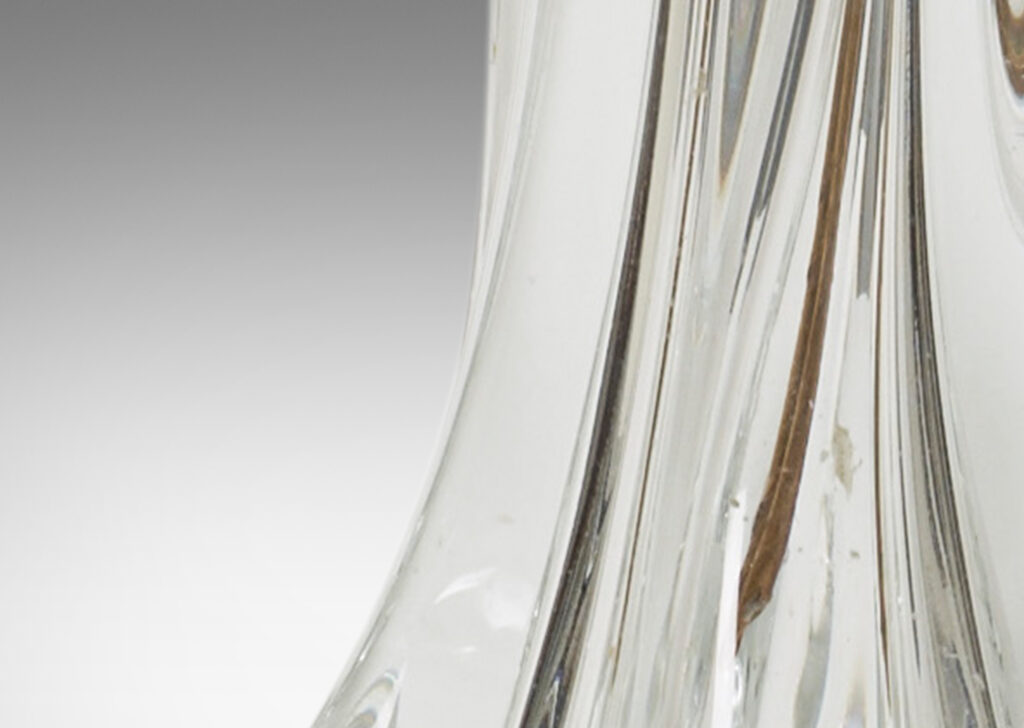 Gallery BAC hand-crafted clear glass by Holmegaard