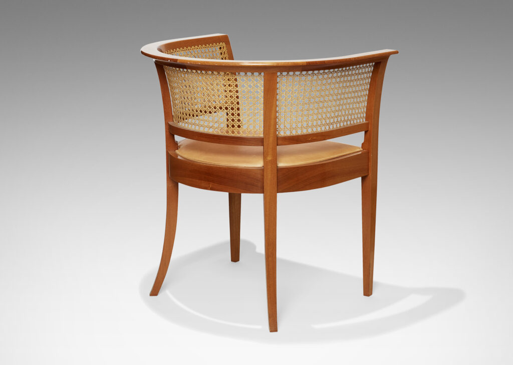 Gallery BAC armchair in blond mahogany