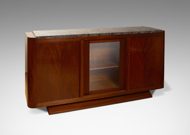 Gallery BAC sideboard in rosewood with original marble top