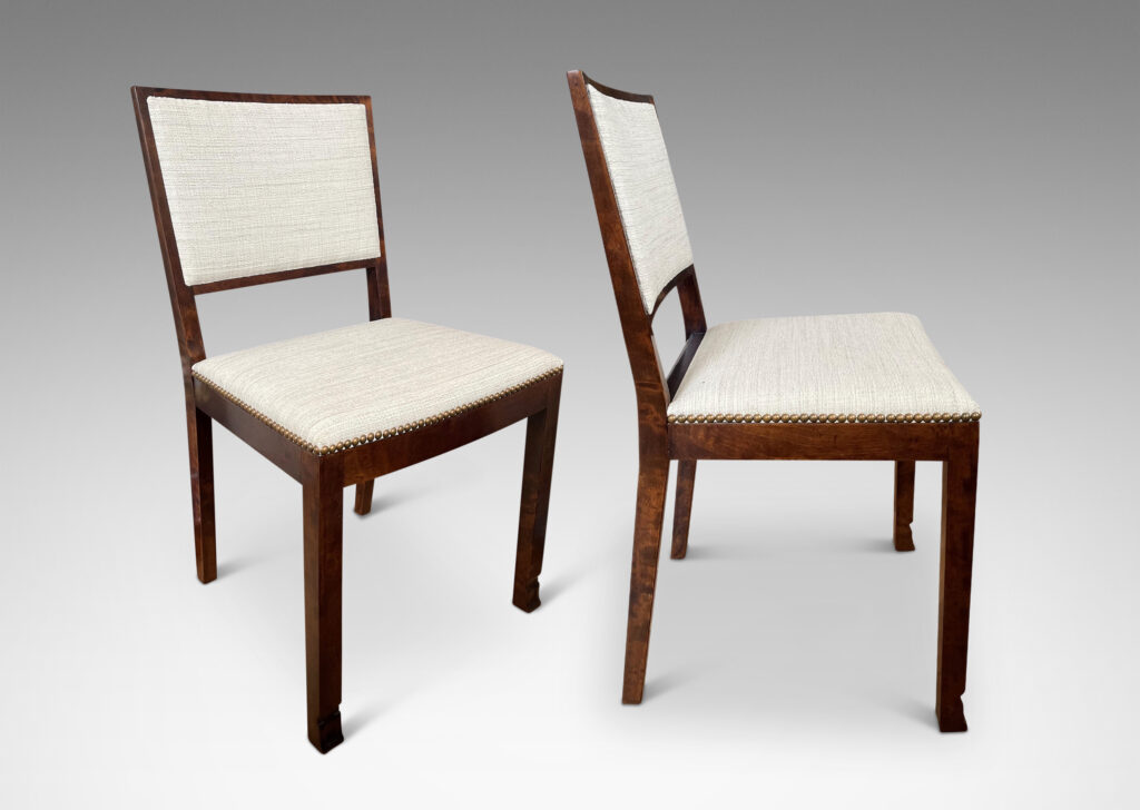 Gallery BAC chairs crafted in stained birch