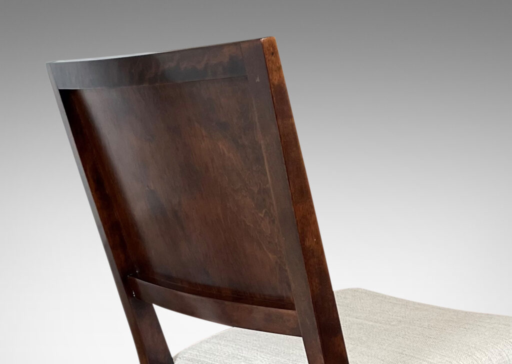 Gallery BAC chairs crafted in stained birch