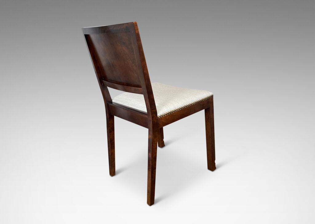 Gallery BAC chairs crafted in stained birch