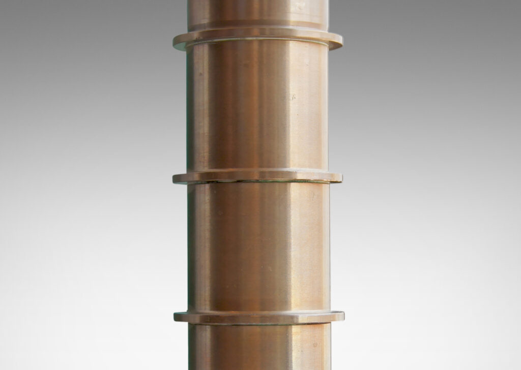 Gallery BAC columnar form on a tiered disk base