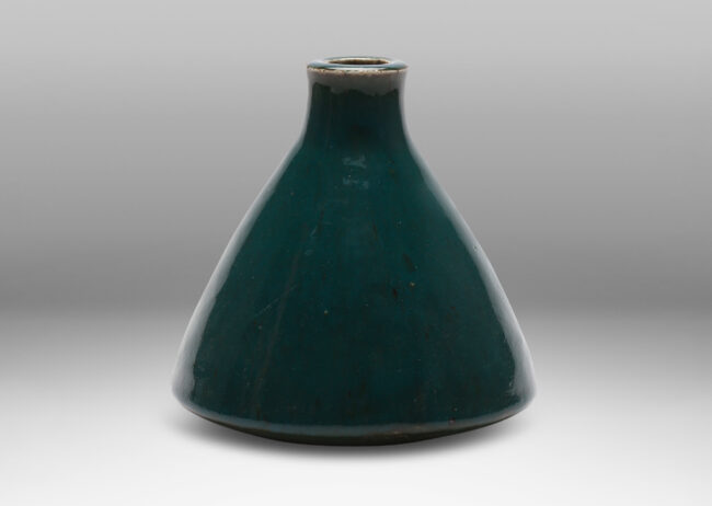 Gallery BAC conical form and magnificent deep teal glaze