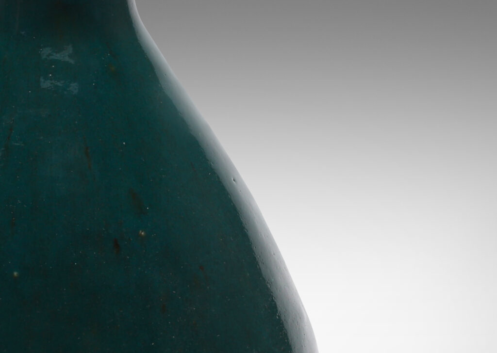 Gallery BAC conical form and magnificent deep teal glaze