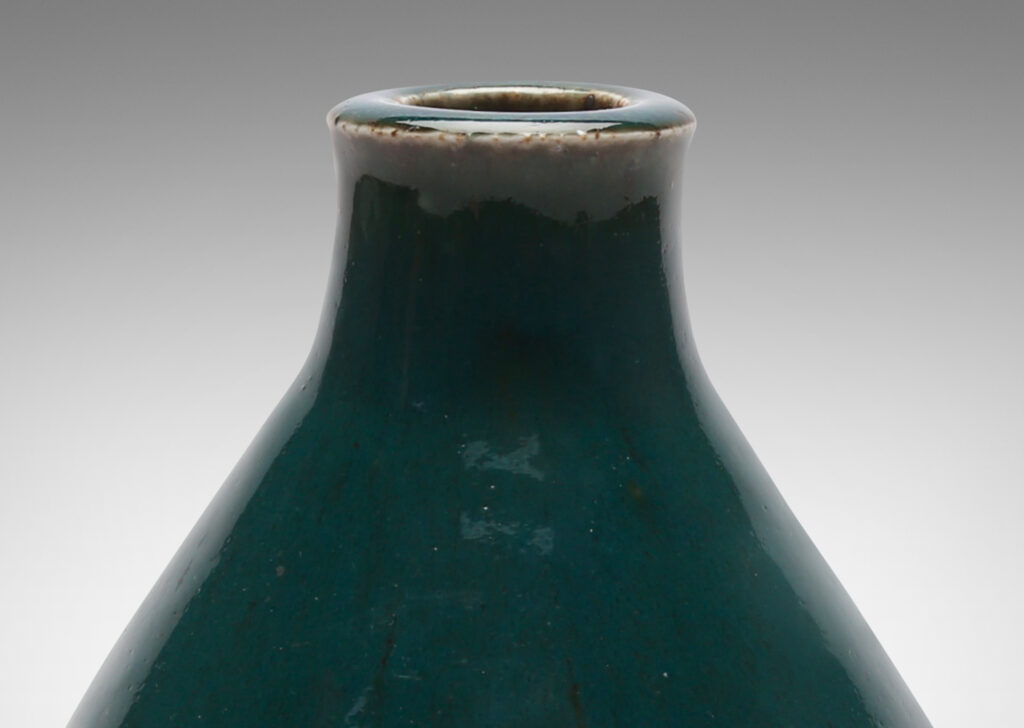 Gallery BAC conical form and magnificent deep teal glaze