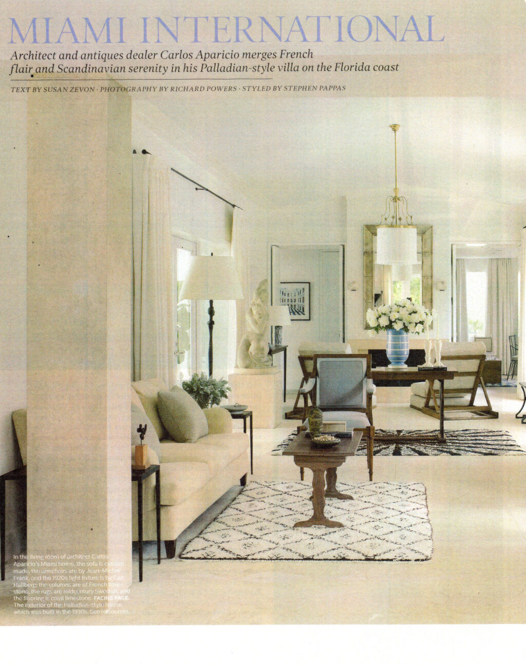 Gallery BAC seen on Elle Decor