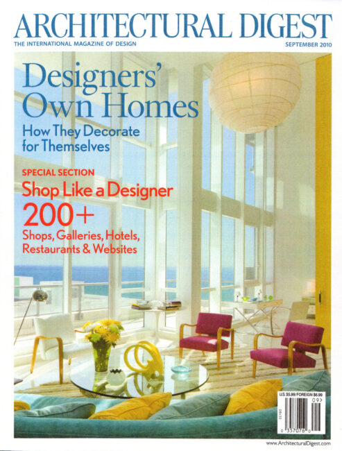 Gallery BAC seen on Architectural Digest