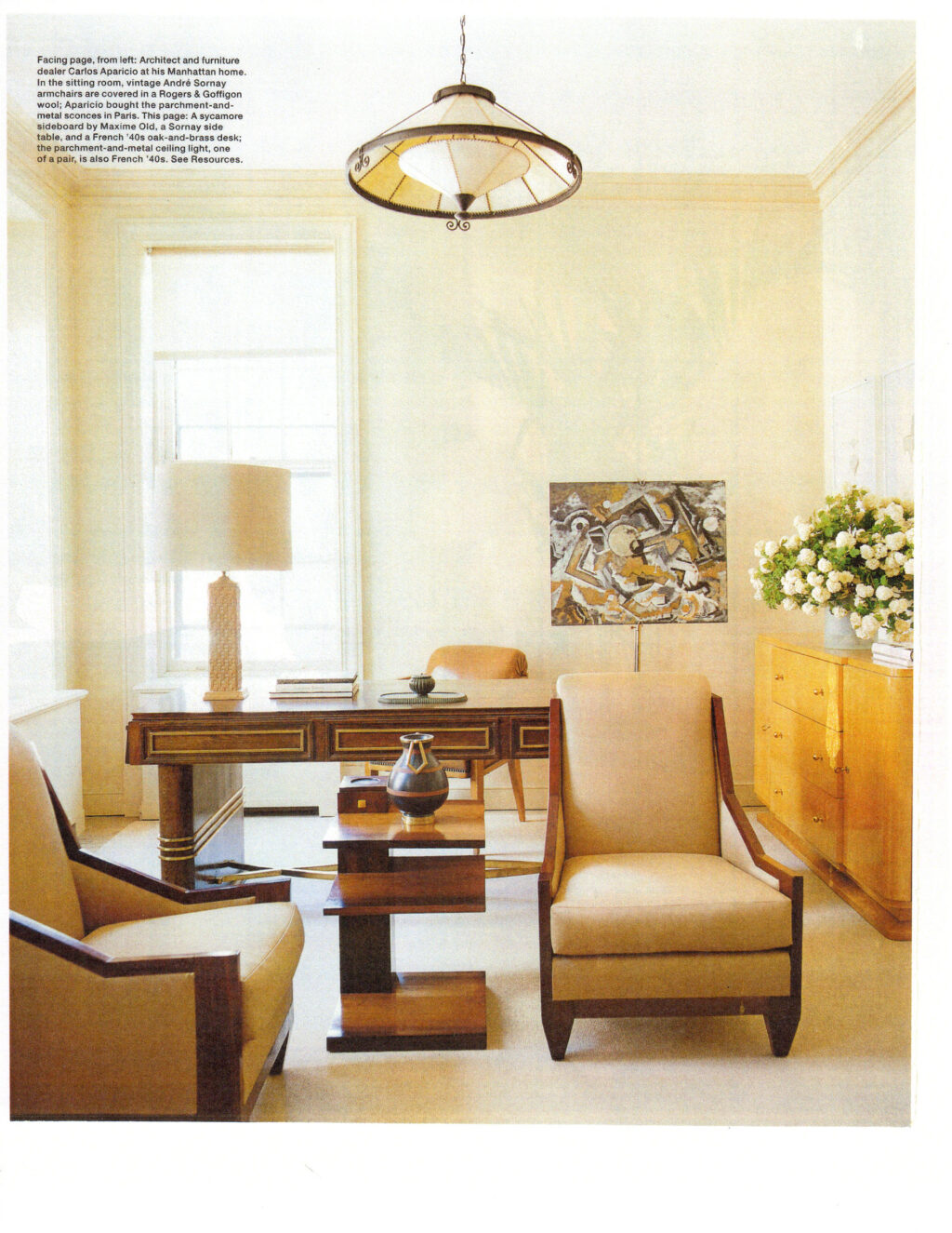 Gallery BAC seen on Elle Decor