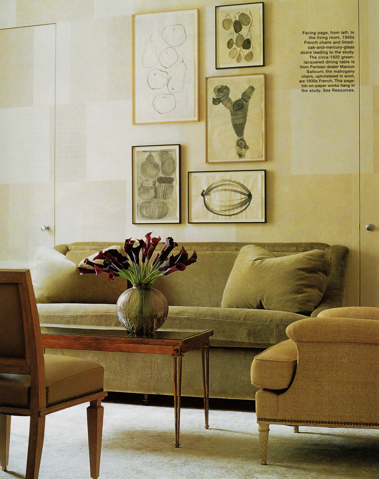 Gallery BAC seen on Elle Decor