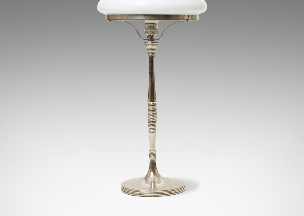 Gallery BAC desk lamp attributed to Peter Behrens