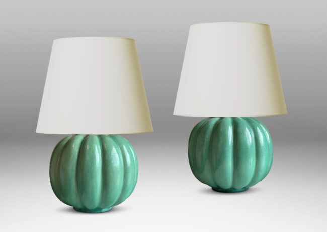 Gallery BAC petite lobed pumpkin forms in celadon