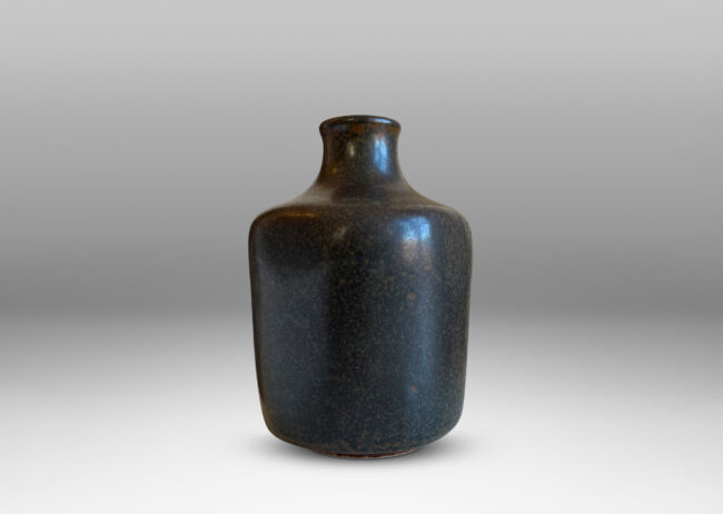 Gallery BAC angular jug form in green-brown glaze