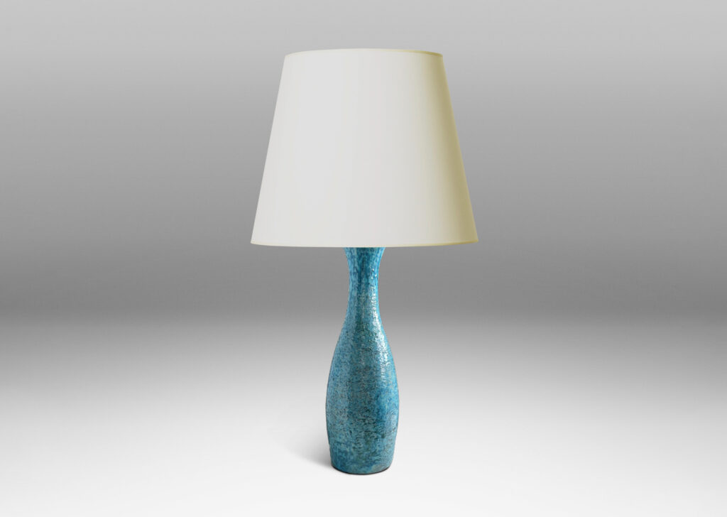 Gallery BAC inuously modeled form in textured grog earthenware with a wonderful turquoise glaze