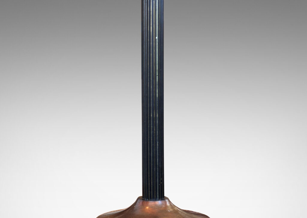 Gallery BAC fluted stands, sculpted round plinths, and feet with anthemion motifs