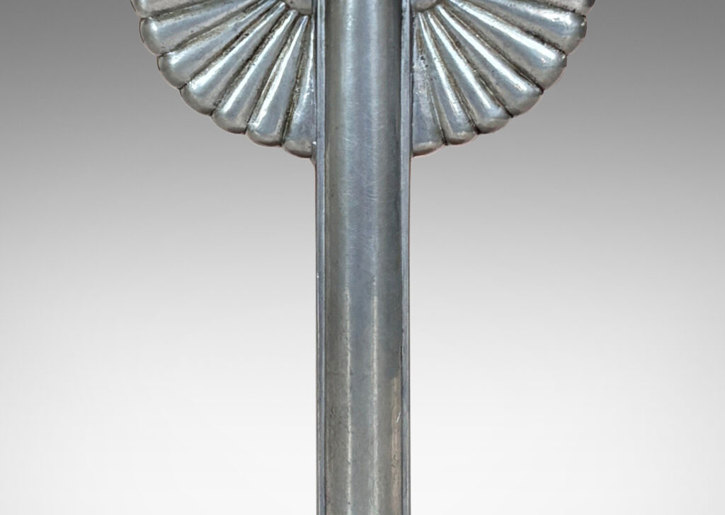 Gallery BAC orthogonal stands, disk plinths, and branches with two candle sockets, with supportive rosette brackets