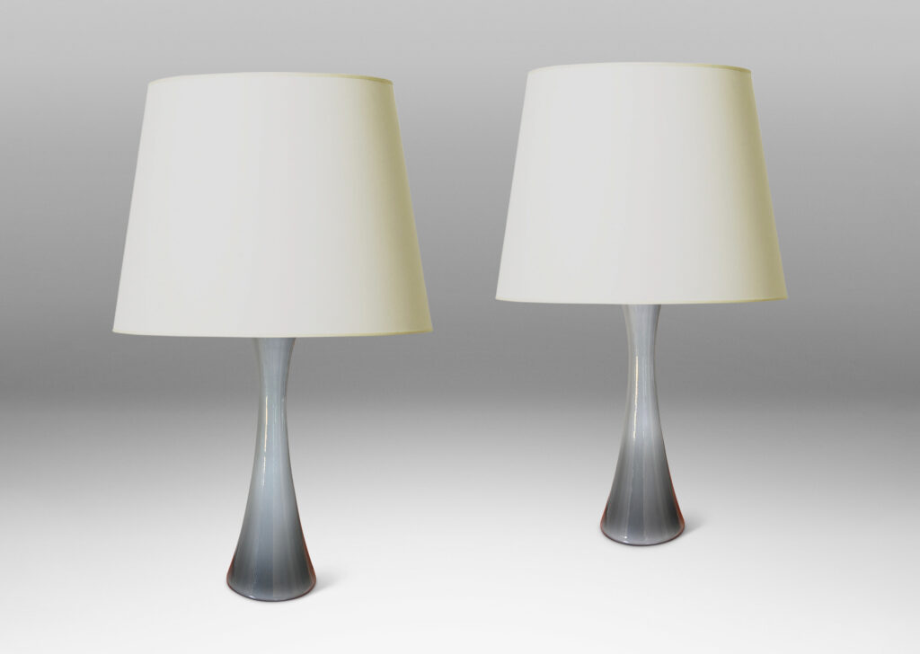 Gallery BAC convex-sided columnar forms in dark and medium gray tones