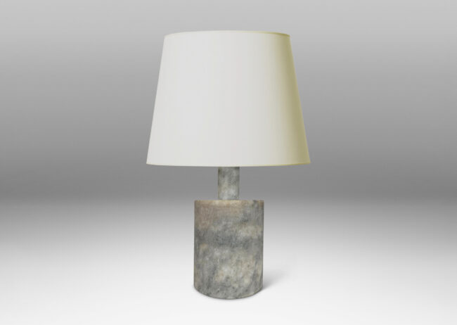 Gallery BAC cylindrical form carved from solid alabaster